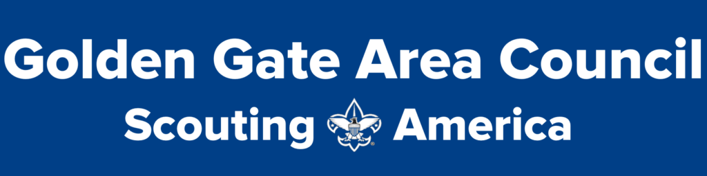GGAC Scouting America banner white on blue background